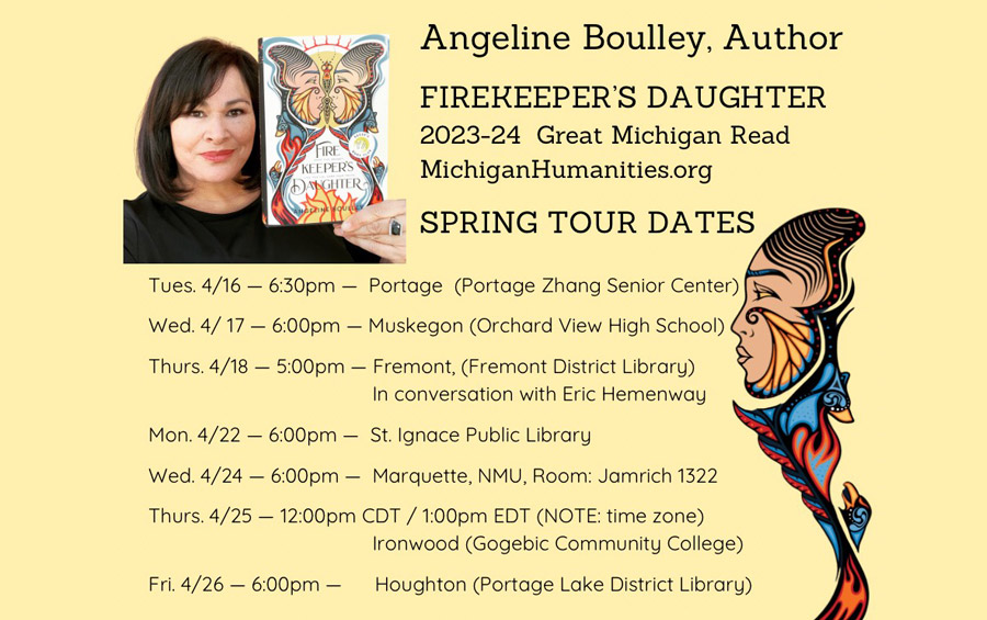 Angeline Boulley Spring Tour dates 2024