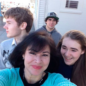 Angeline Boulley with family