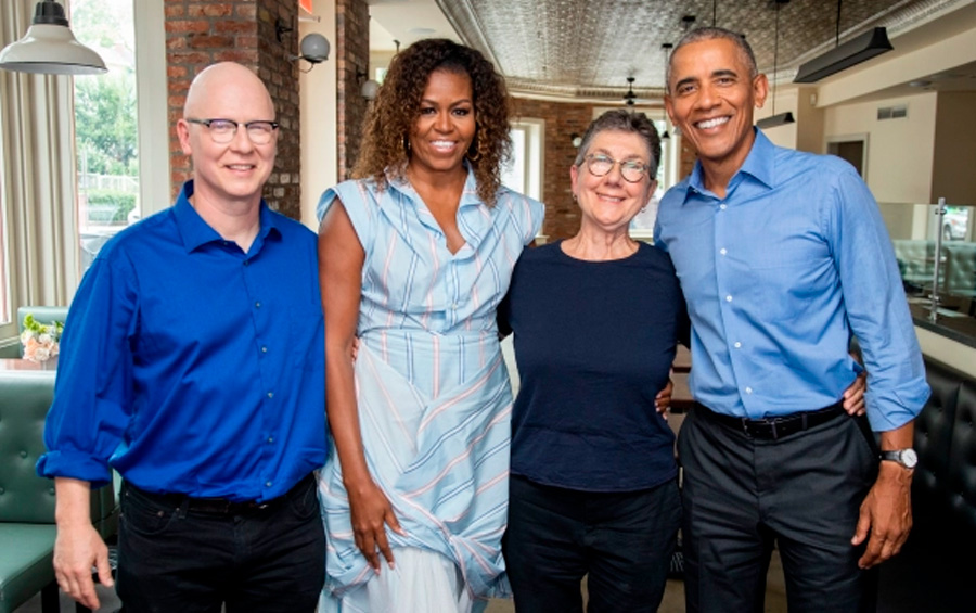 obamas with Julia Reichart & Steven Bognar
